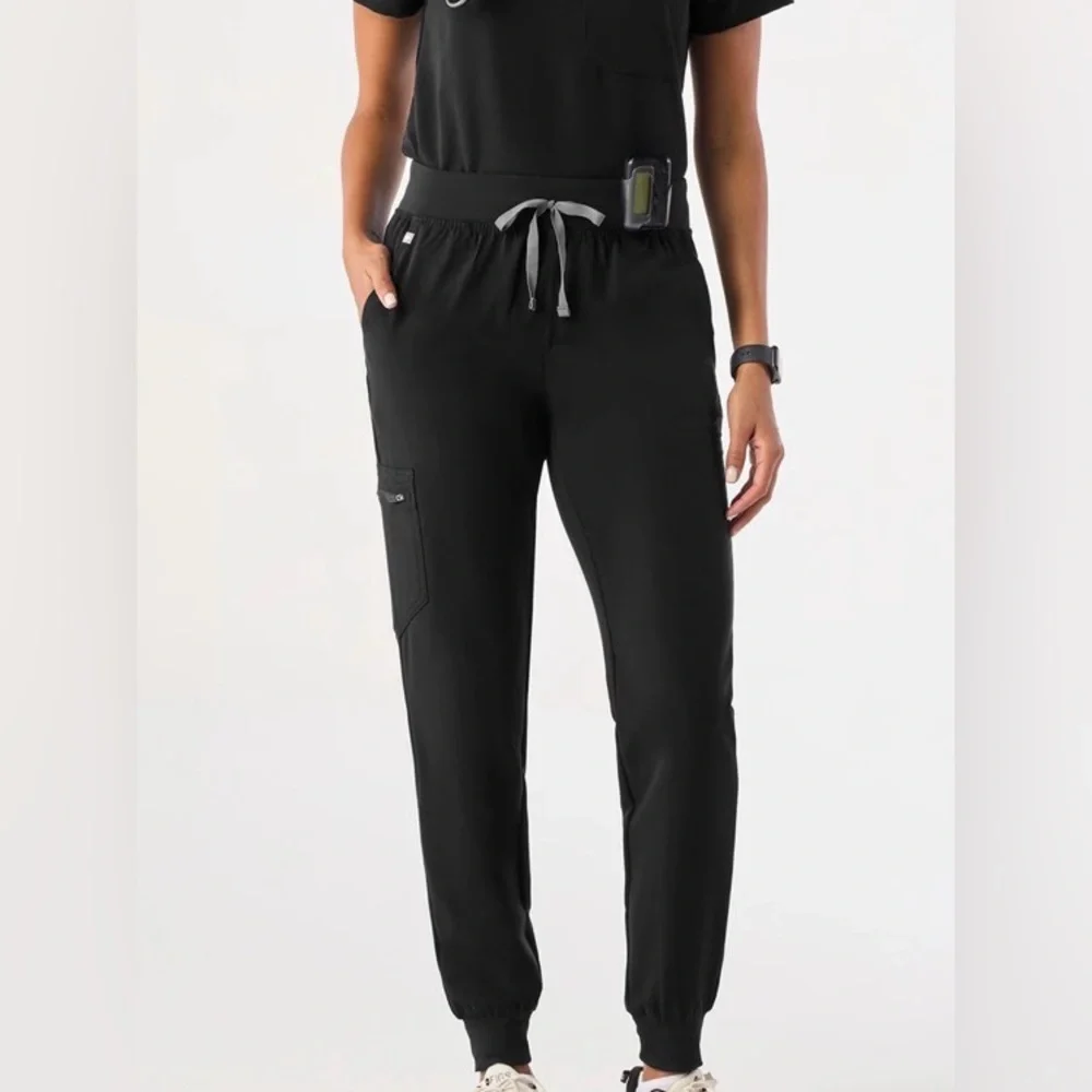 Figs Black Track Pants - Picture 1 of 4